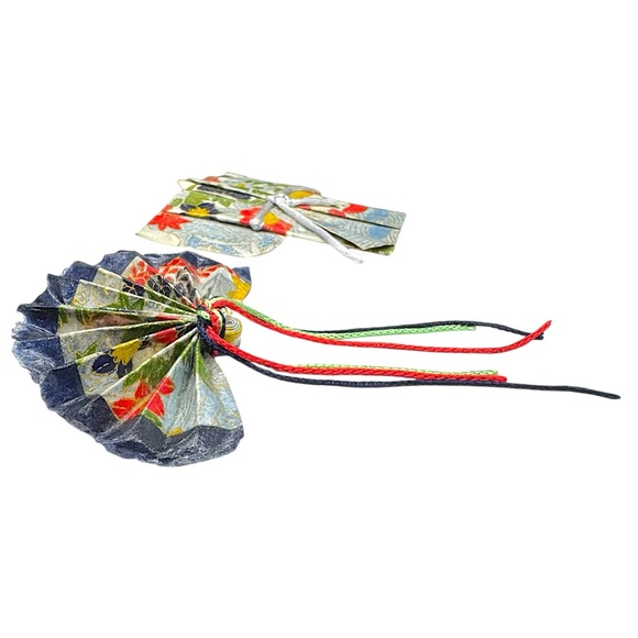 Vintage Handmade Origami Fan & Kimono Pins - Picture 4 of 9